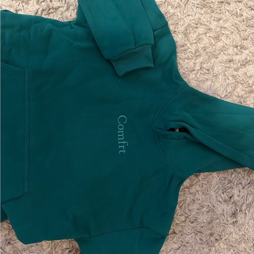 Teal Comfrt Hoodie and Sweatpants